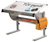 Links 99800650 TÜV-geprüfter (GS-Zeichen) Schreibtisch hhenverstellbar (62-93 cm) wei - 1